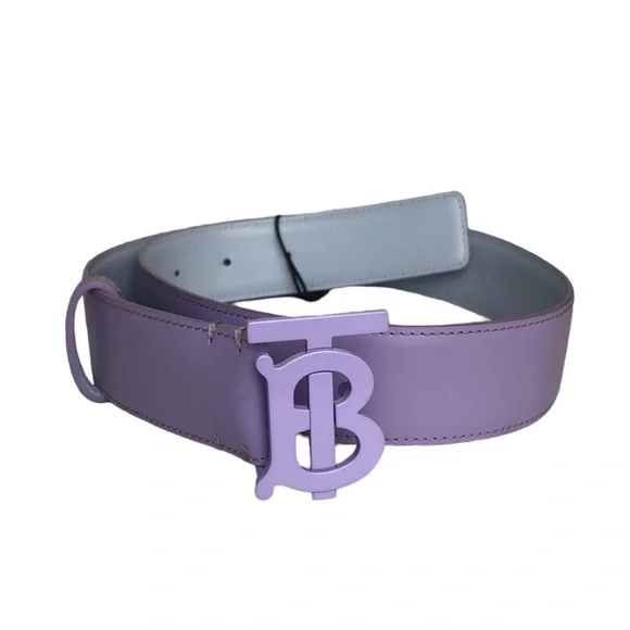 Burberry Purple Belt Elegant Accessory
